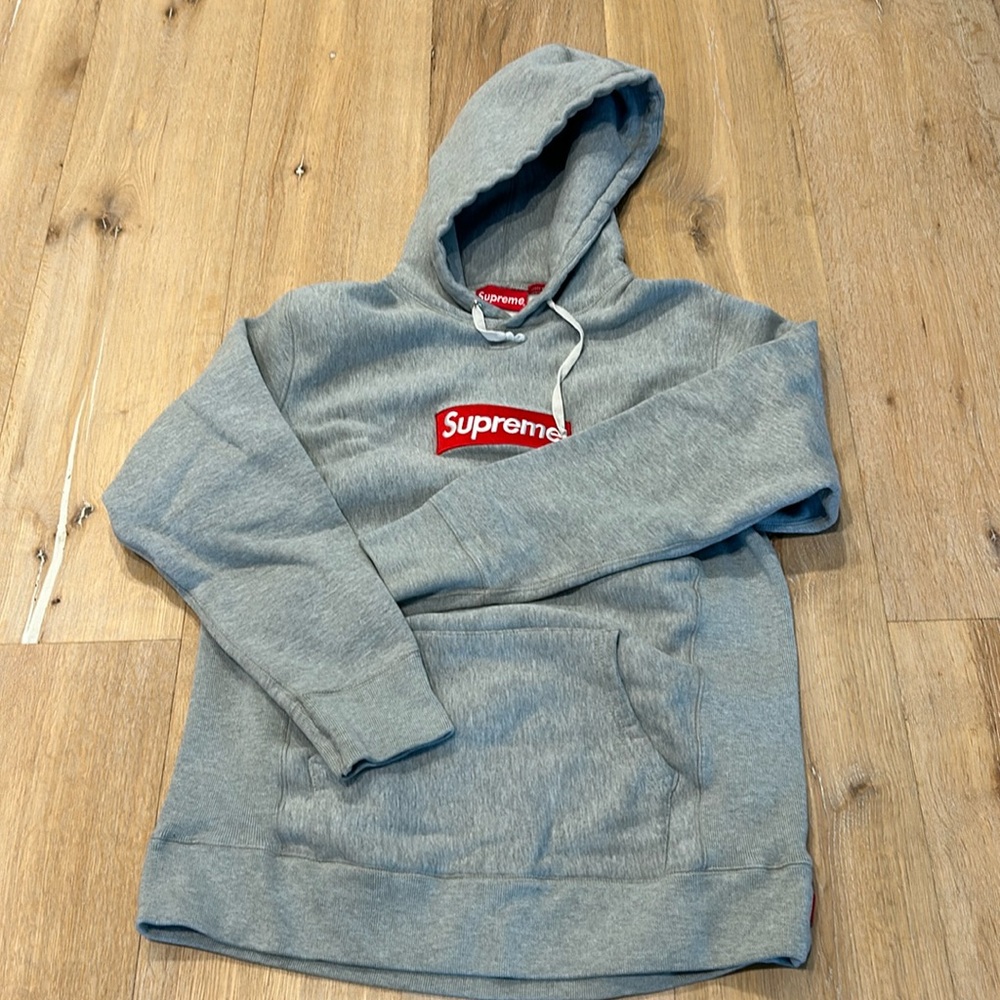 Grey Supreme Hoody